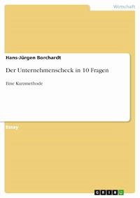 Der Unternehmenscheck in 10 Fragen - Hans-Jürgen Borchardt - E-Book
