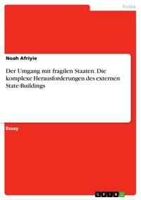 Der Umgang mit fragilen Staaten. Die komplexe Herausforderungen des externen State-Buildings - Noah Afriyie - E-Book