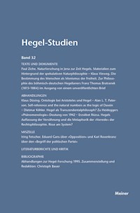 Hegel-Studien Band 32 -  - E-Book