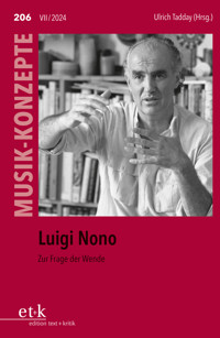 MUSIK-KONZEPTE 206: Luigi Nono -  - E-Book