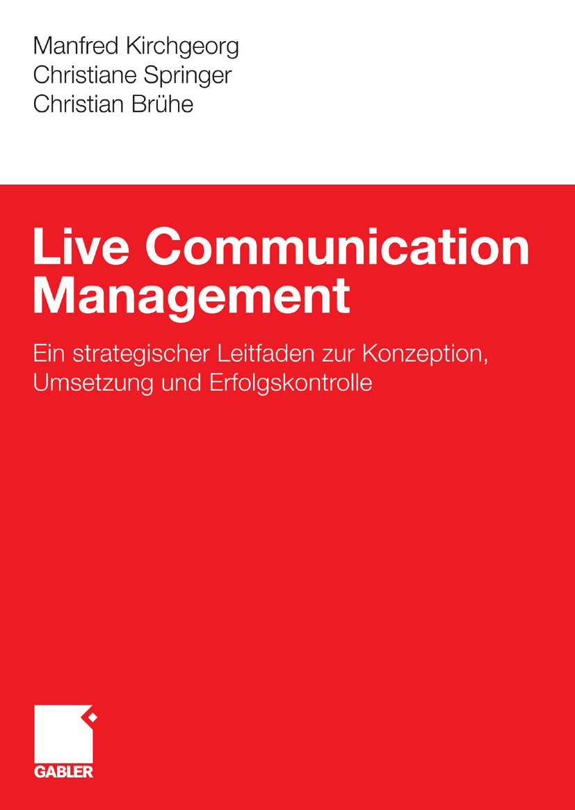 Live Communication Management - Manfred Kirchgeorg - E-Book