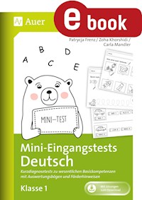 Mini-Eingangstests Deutsch - Klasse 1 - Patrycja Frenz - E-Book