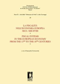La fiscalità nell'economia europea secc. XIII-XVIII - Cavaciocchi, Simonetta - E-Book
