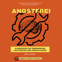 ANGSTFREI - 9 Werkzeuge zur Überwindung von Ängsten und Panikattacken - P. J. Wiget - Hörbuch