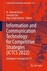 Information and Communication Technology for Competitive Strategies (ICTCS 2022) -  - E-Book