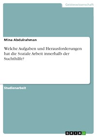 Welche Aufgaben und Herausforderungen hat die Soziale Arbeit innerhalb der Suchthilfe? - Mina Abdulrahman - E-Book