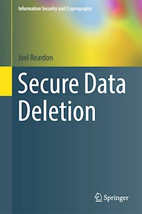 Secure Data Deletion - Joel Reardon - E-Book