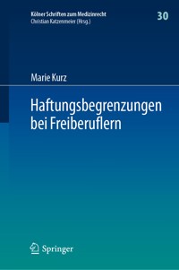 Haftungsbegrenzungen bei Freiberuflern - Marie Kurz - E-Book