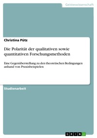 Die Polarität der qualitativen sowie quantitativen Forschungsmethoden - Christina Pütz - E-Book