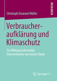 Verbraucheraufklärung und Klimaschutz - Christoph Emanuel Müller - E-Book