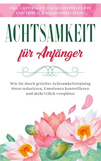 Achtsamkeit für Anfänger: Wie Sie durch gezieltes Achtsamkeitstraining Stress reduzieren, Emotionen kontrollieren und mehr Glück verspüren - inkl. Leitfragen zur Selbstreflexion und Tipps zur Selbstmotivation - Johanna Frei - E-Book + Hörbuch