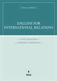 English for international relations - Anna Caldirola - E-Book