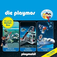 Die Playmos - Das Original Playmobil Hörspiel, Die große Weltall-Box, Folgen 29, 36, 48 - Simon X. Rost & Florian Fickel - Hörbuch
