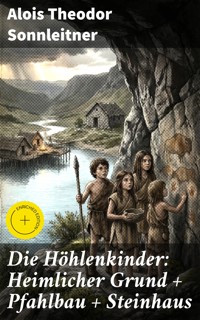 Die Höhlenkinder: Heimlicher Grund + Pfahlbau + Steinhaus - Alois Theodor Sonnleitner - E-Book