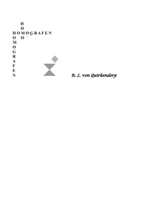 HOMOGRAFEN Sammlung - Regina Luise von Quirkendorp - E-Book