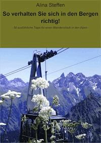 So verhalten Sie sich in den Bergen richtig! - Alina Steffen - E-Book