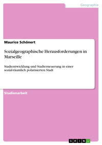 Sozialgeographische Herausforderungen in Marseille - Maurice Schönert - E-Book
