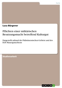 Pflichten einer militärischen Besatzungsmacht betreffend Kulturgut - Luca Bürgener - E-Book