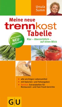 trennkost-Tabelle, Meine neue - Ursula Summ - E-Book