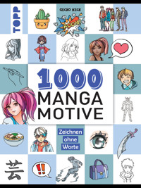 1000 Manga Motive zeichnen - Gecko Keck - E-Book