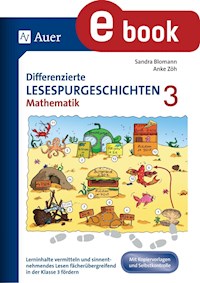 Differenzierte Lesespurgeschichten Mathematik 3 - Sandra Blomann - E-Book