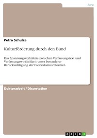 Kulturförderung durch den Bund - Petra Schulze - E-Book