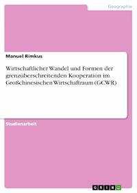 Wirtschaftlicher Wandel und Formen der grenzüberschreitenden Kooperation im Großchinesischen Wirtschaftraum (GCWR) - Manuel Rimkus - E-Book
