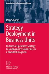 Strategy Deployment in Business Units - Maik Schlickel - E-Book