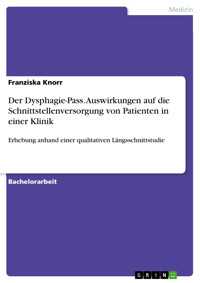 Der Dysphagie-Pass. Auswirkungen auf die Schnittstellenversorgung von Patienten in einer Klinik - Franziska Knorr - E-Book