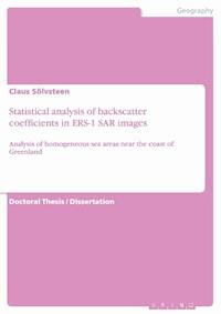 Statistical analysis of backscatter coefficients in ERS-1 SAR images - Claus Sölvsteen - E-Book