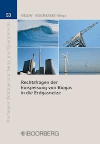 Rechtsfragen der Einspeisung von Biogas in die Erdgasnetze -  - E-Book