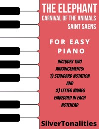 The Elephant Carnival of the Animals Easy Piano Sheet Music Combo - SilverTonalities - E-Book