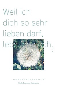 Weil ich dich so sehr lieben darf, lebe ich noch ... - Nicole Baumann-Kolonovics - E-Book