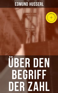 Über den Begriff der Zahl - Edmund Husserl - E-Book