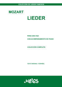 Lieder  Wolfgang Amadeus Mozart - Wolfgang Amadeus Mozart - E-Book
