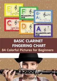 Basic Clarinet Fingering Chart: 84 Colorful Pictures for Beginners - Helen Winter - E-Book