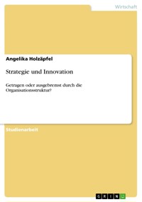 Strategie und Innovation - Angelika Holzäpfel - E-Book