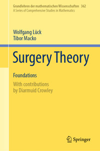 Surgery Theory - Wolfgang Lück - E-Book