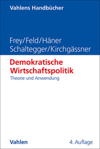 Demokratische Wirtschaftspolitik - Bruno S. Frey - E-Book