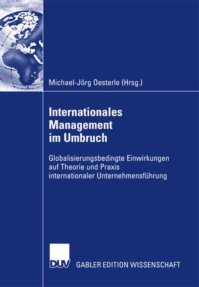 Internationales Management im Umbruch -  - E-Book