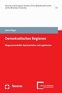 Demokratisches Regieren - Heinz Kleger - E-Book