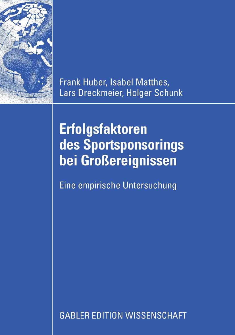 Erfolgsfaktoren des Sportsponsorings bei Großereignissen - Frank Huber - E-Book