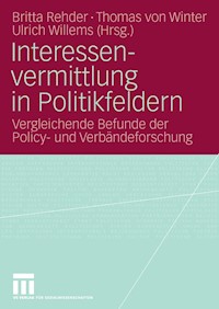 Interessenvermittlung in Politikfeldern -  - E-Book