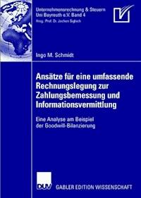 Ansätze für eine umfassende Rechnungslegung zur Zahlungsbemessung und Informationsvermittlung - Ingo M. Schmidt - E-Book