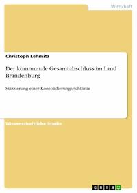 Der kommunale Gesamtabschluss im Land Brandenburg - Christoph Lehmitz - E-Book