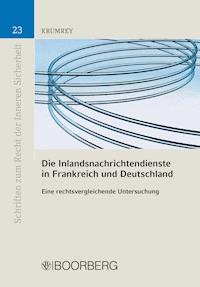Die Inlandsnachrichtendienste in Frankreich und Deutschland - Björn Krumrey - E-Book
