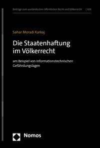 Die Staatenhaftung im Völkerrecht - Sahar Moradi Karkaj - kostenlos E-Book