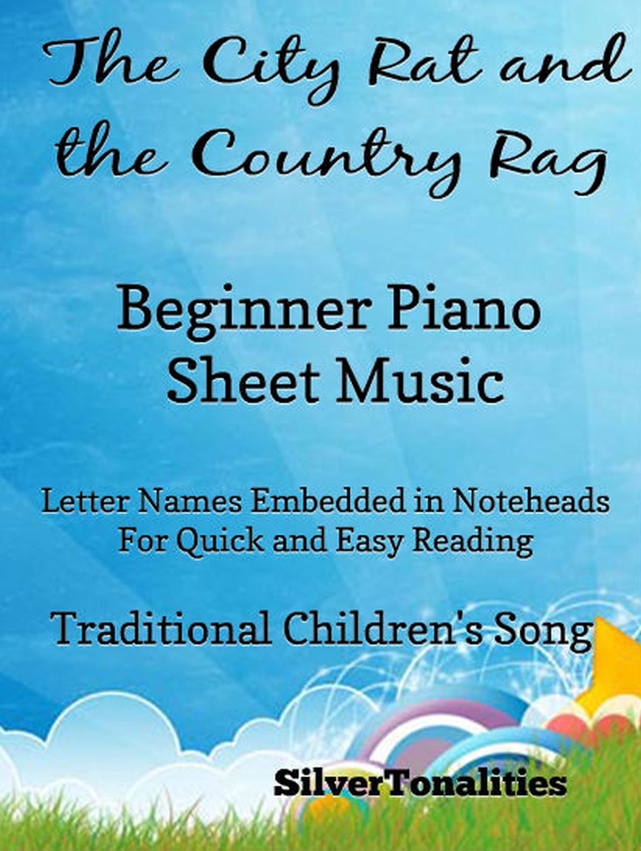 The City Rag and the Country Rat Beginner Piano Sheet Music - SilverTonalities - E-Book