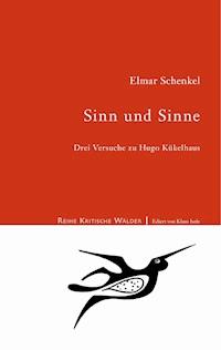 Sinn und Sinne - Elmar Schenkel - E-Book