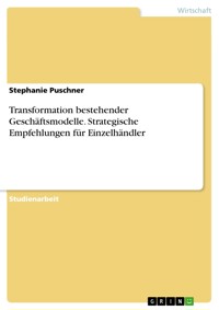 Transformation bestehender Geschäftsmodelle. Strategische Empfehlungen für Einzelhändler - Stephanie Puschner - E-Book